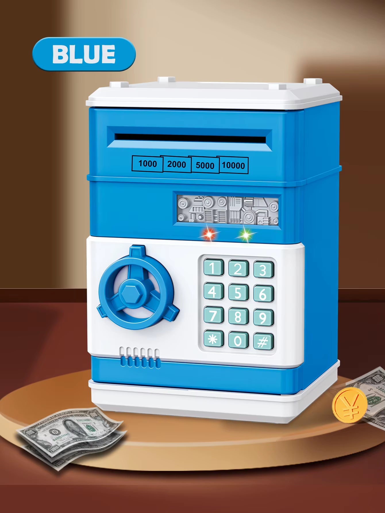  Kids ATM Password Piggy Bank