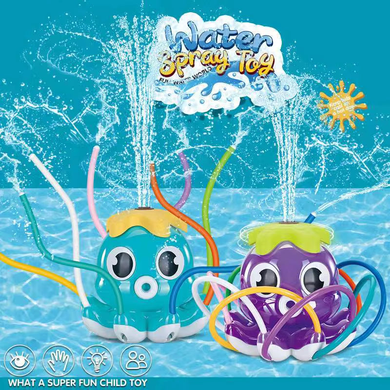 Octopus Sprinkler Splash Toy
