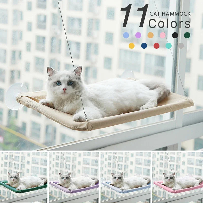 Window Perch Cat Hammock - Light Yellow / 35Cmx55Cm Buy Your Favorites