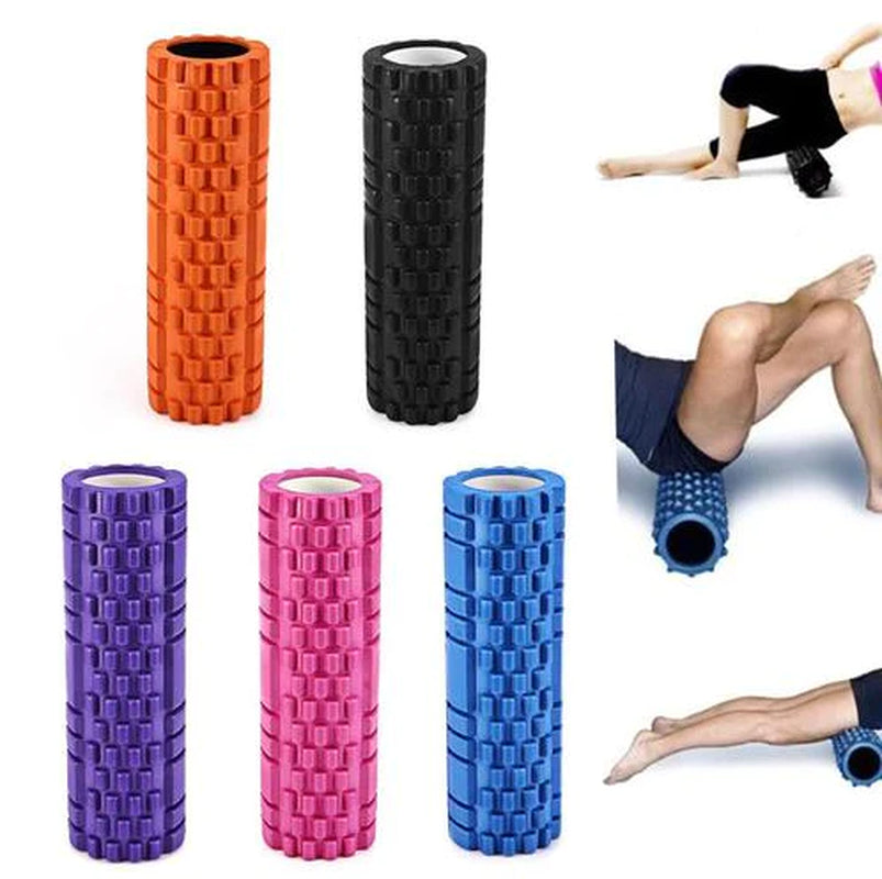 Yoga Foam Roller – Premium Muscle Recovery & Flexibility Roller for Stretching, Massage, and Pain Relief