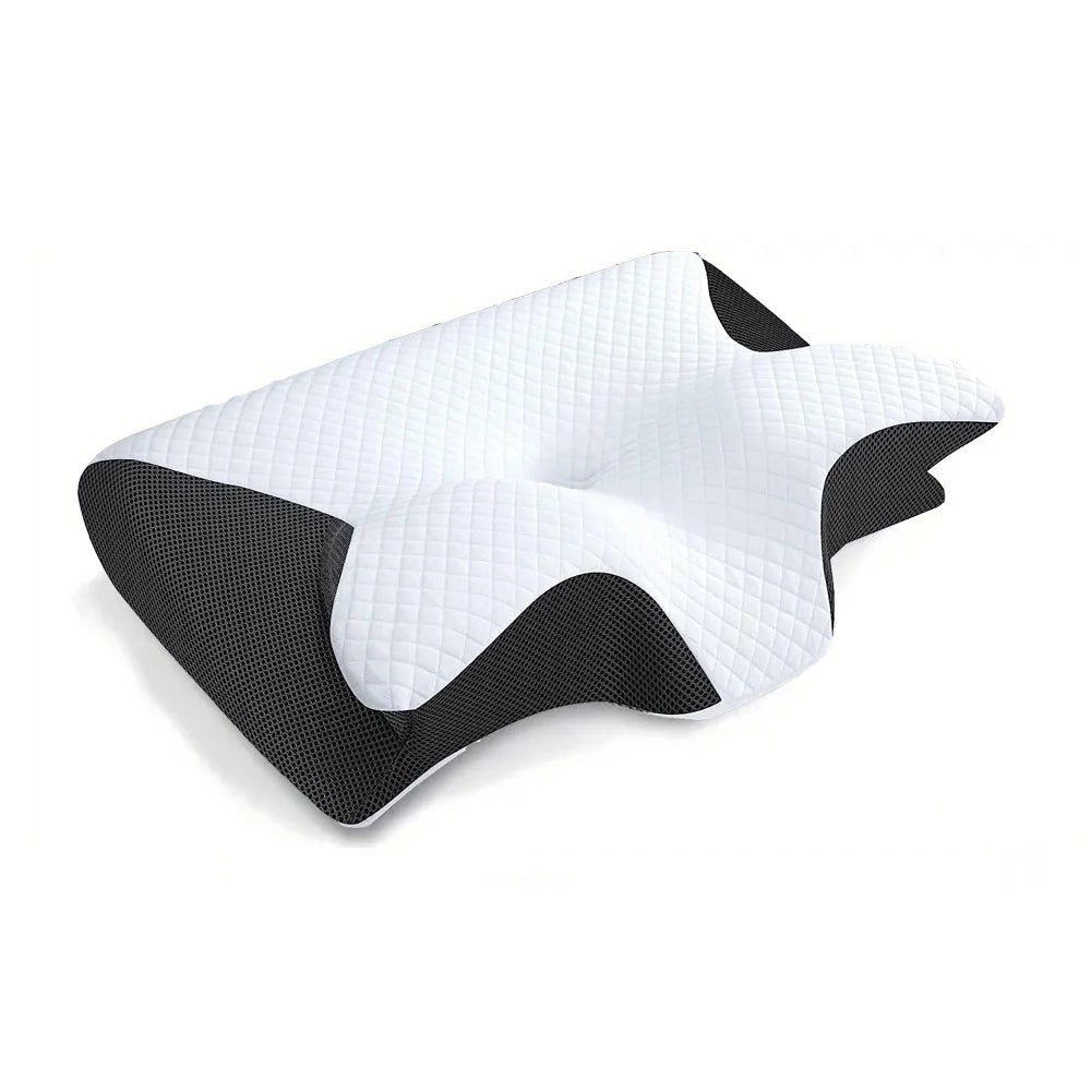 Butterfly Sleep Memory Neck Pillow – The Ultimate Solution for Neck Pain Relief - Black Buy Your Favorites