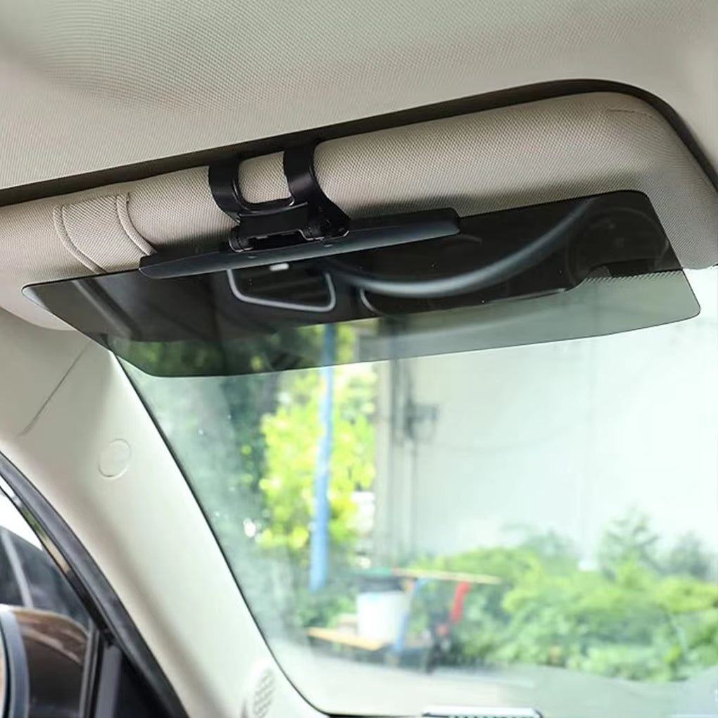 Universal HD Car Sun Visor Extension – Anti-Dazzle, Anti-UV, Polarized Sunshade for Clear Vision