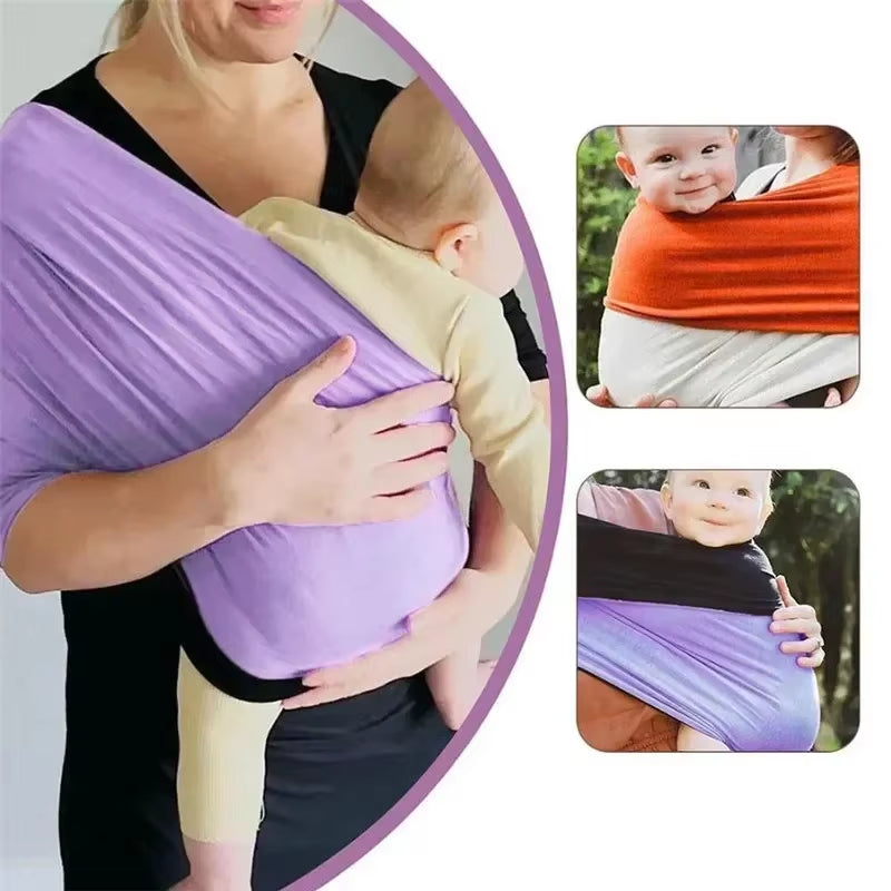 Baby Sling Cotton Soft Elastic Baby Carrier - Orange Beige Buy Your Favorites