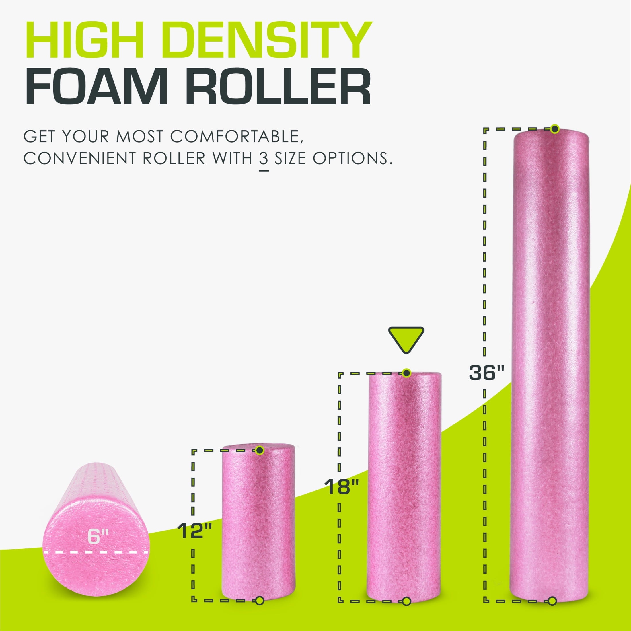 Prosourcefit High Density Foam Roller - Pink / 18 In Buy Your Favorites