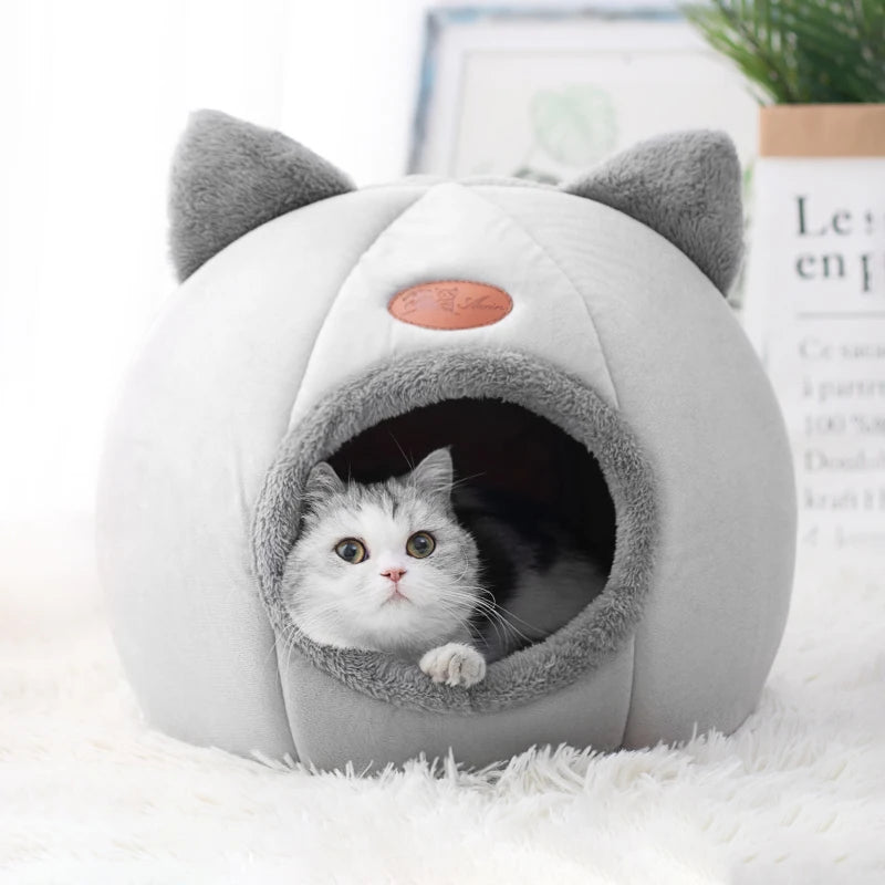 Deep Sleep Comfort Cat Bed with Iittle Mat - Black / Xl 39X39X40Cm Buy Your Favorites