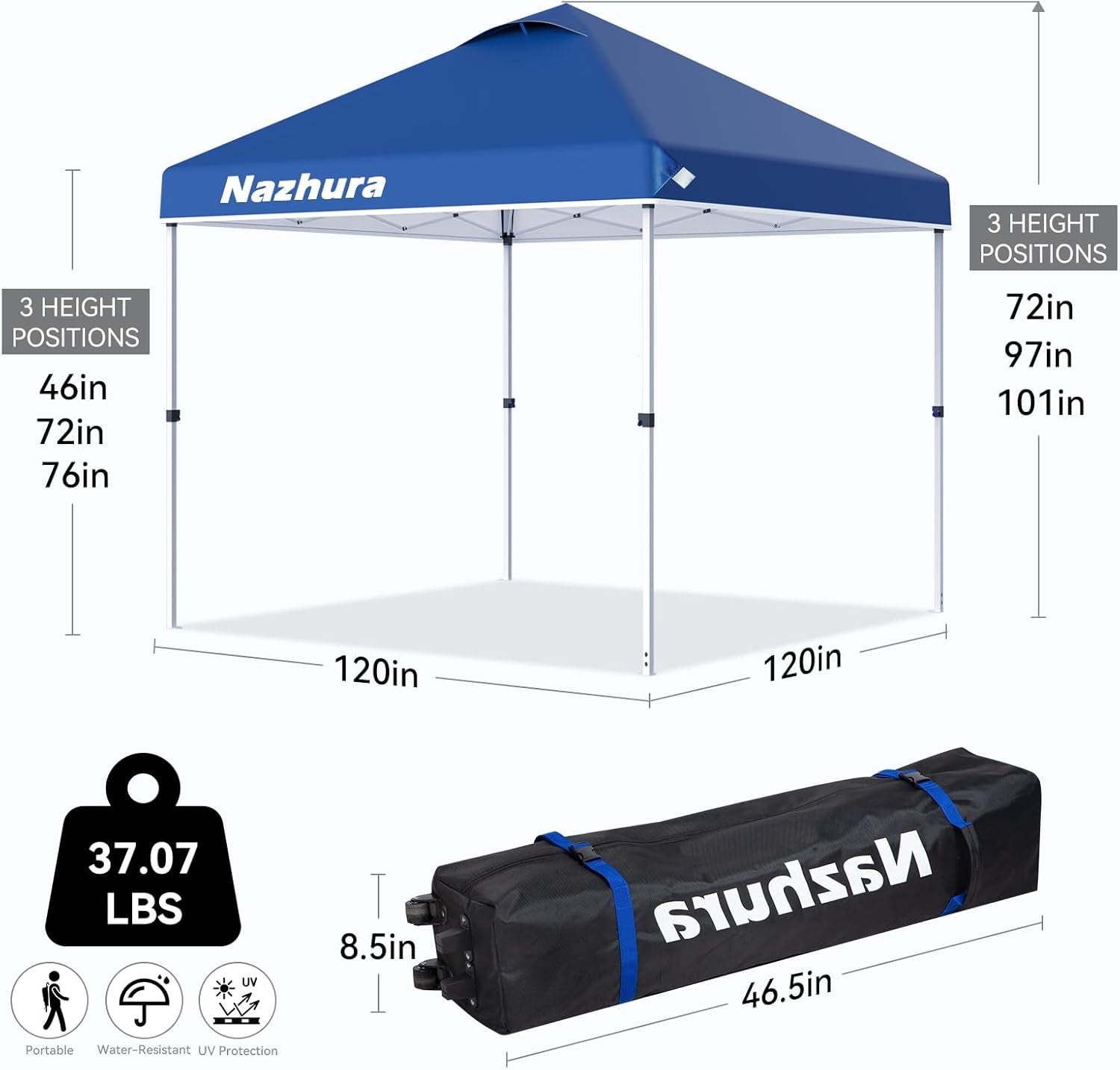 Nazhura 10x10 Canopy Tent
