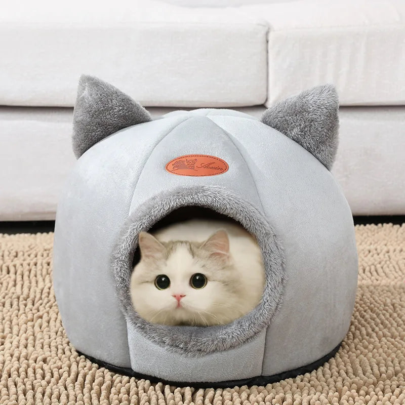 Deep Sleep Comfort Cat Bed with Iittle Mat - Black / Xl 39X39X40Cm Buy Your Favorites