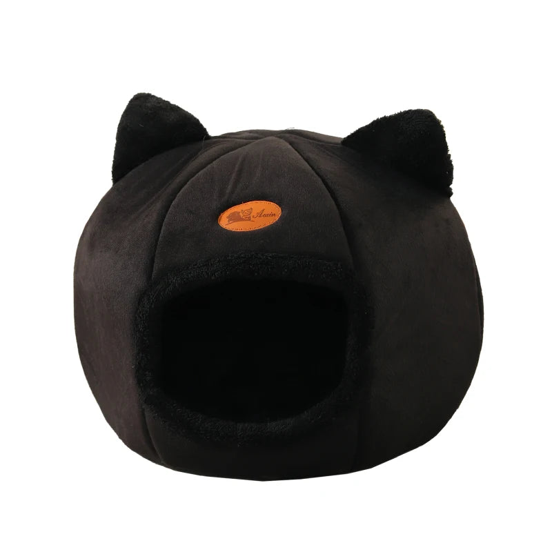 Deep Sleep Comfort Cat Bed with Iittle Mat - Black / Xl 39X39X40Cm Buy Your Favorites