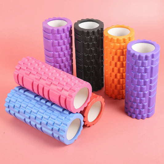 Yoga Foam Roller – Premium Muscle Recovery & Flexibility Roller for Stretching, Massage, and Pain Relief